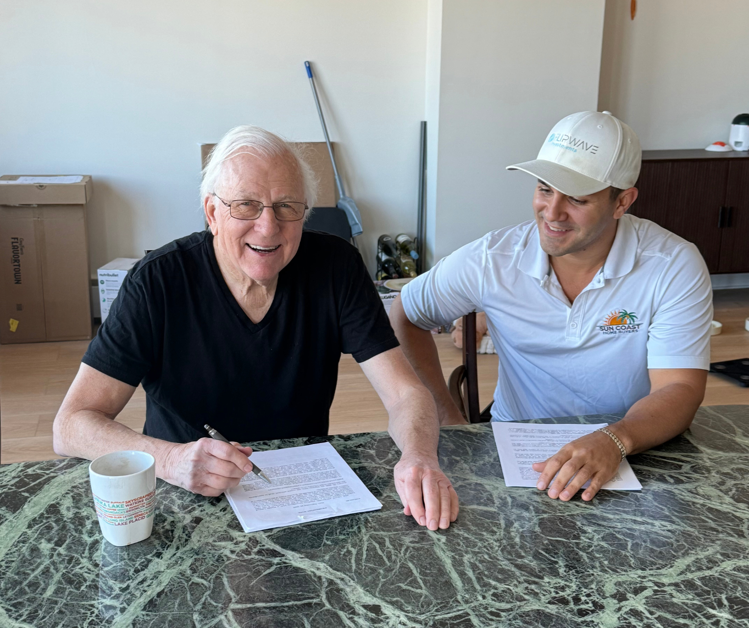 Happy client picture